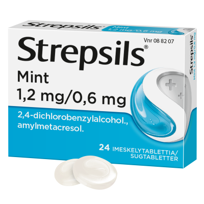 STREPSILS MINT imeskelytabletti 1,2/0,6 mg 24 fol